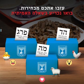 פוסט סקר באווירת בחירות